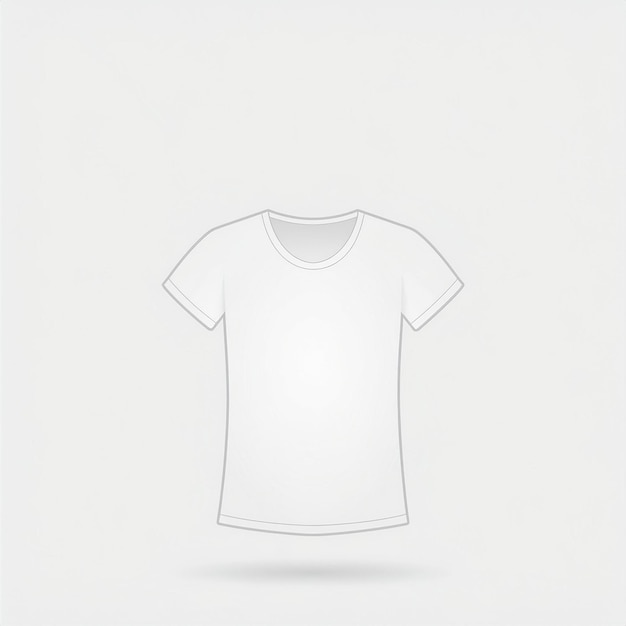 Vector white tshirt