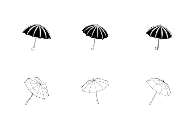 white umbrella in isometry file