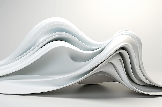 white wave abstact background texture