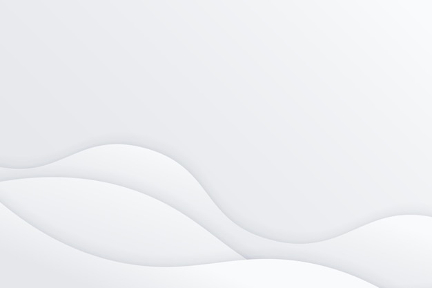 White wavy abstract background