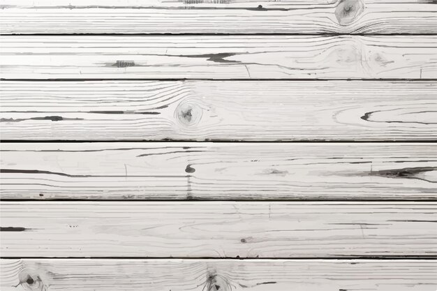 Vector white wood texture background panorama of old vintage white wood background white wooden board