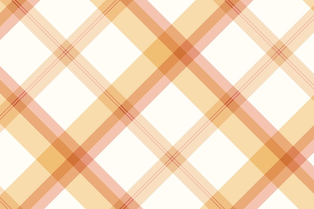 White and yellow tartan seamless pattern background vector template