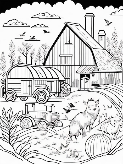 Wholesome Fun on the Farm Farm Life Coloring Adventure for Kids