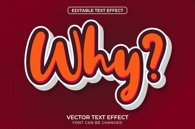 Why editable Text effect