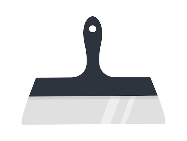 Wide spatula Construction Tool Icon Vector illustration