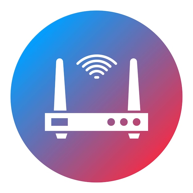 Wifi Router icon vector image Can be used for Electric Circuits