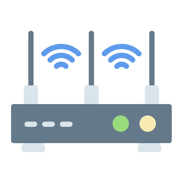 Wifi Router Vector Illustration