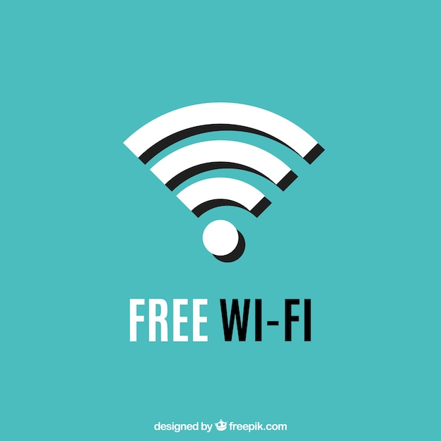 Wifi symbol background