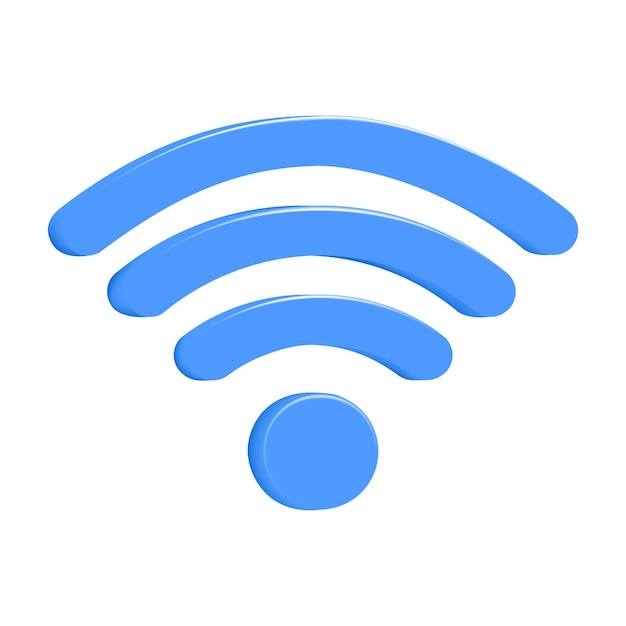 Wifi symbol Wireless network sign vector