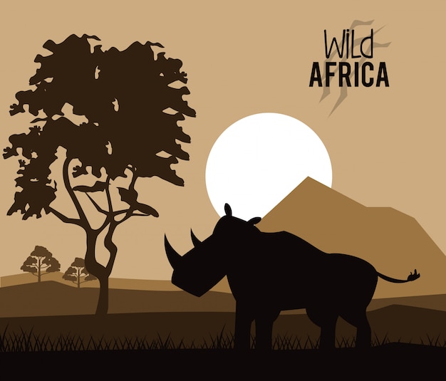 Wild africa animals