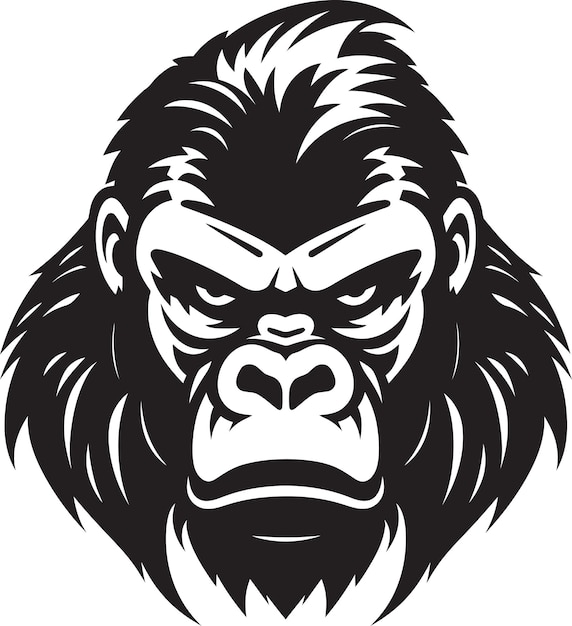 Wild and Free Gorilla Vector Illustrations in Action