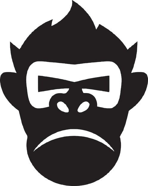 Wild Gorilla Logo Illustration