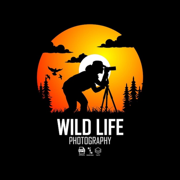 WILD LIFE PHOTOGRAPHY LOGO TEMPLATE