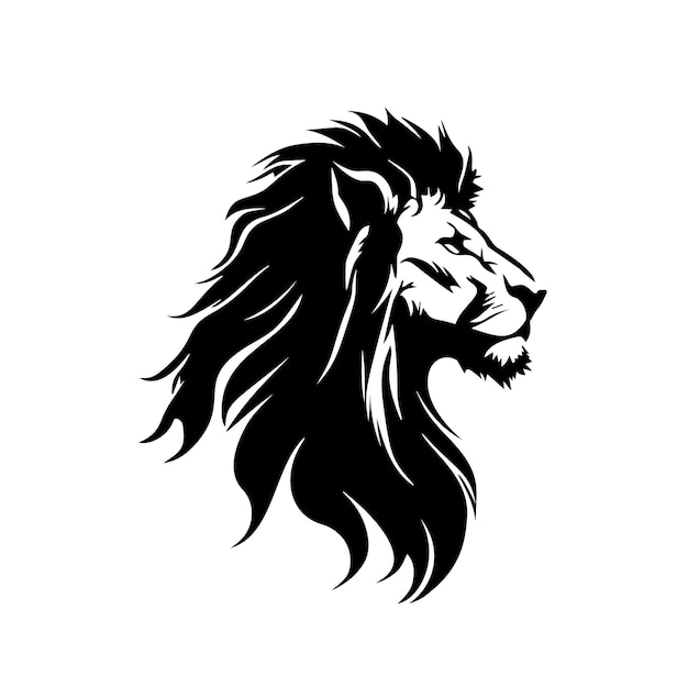 Wild Lion Vector Icon Logo Design Mascot Icon Template