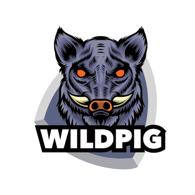 A wild pig logo with the word wild on it