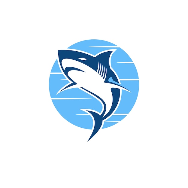 Wild Shark Logo vector template