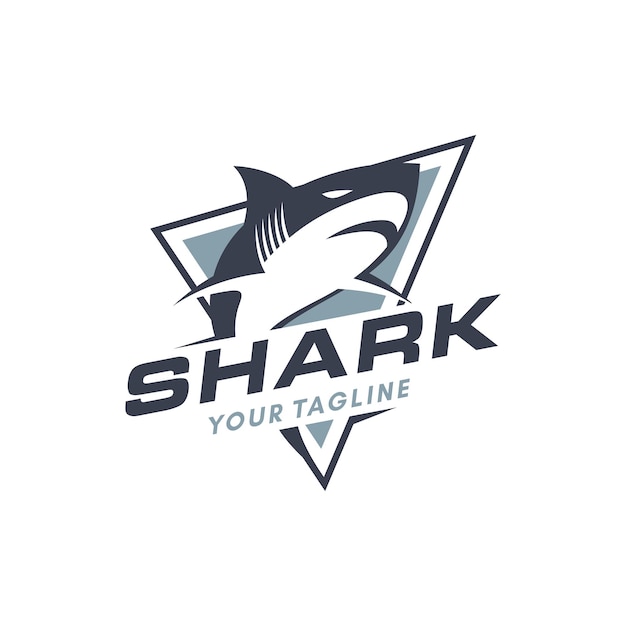 Wild Shark Logo vector template