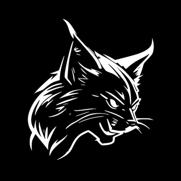 Wildcat Minimalist and Flat Logo Vector illustration