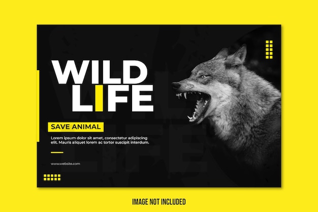 Wildlife Banner Template