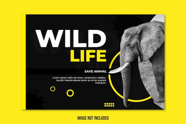 Wildlife Banner Template