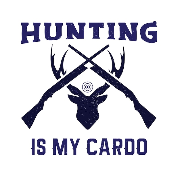 Wildlife hunting vector Tshirt design