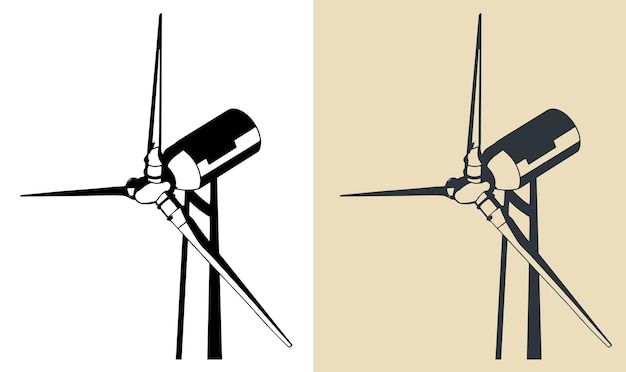 Wind generator close up