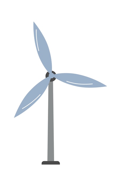 Wind generator Environment Icon Vector illustration