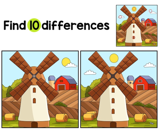 Windmill Farm Find The Differences