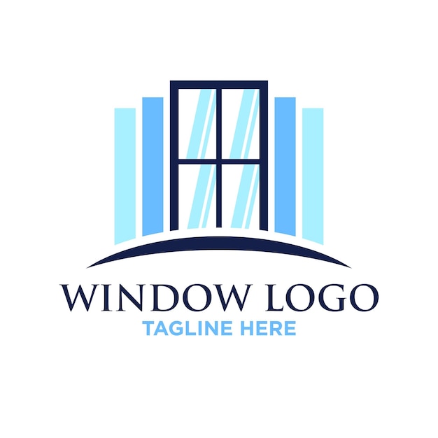 Window Logo Design Template Inspiration, Vector Illustration.