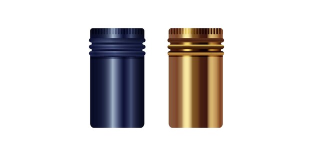 Wine bottle caps design vector