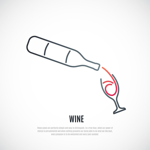 Wine concept design Simple