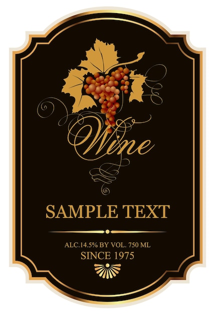 wine label