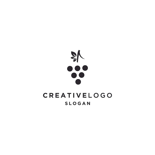 Wine logo icon design template vector illustration