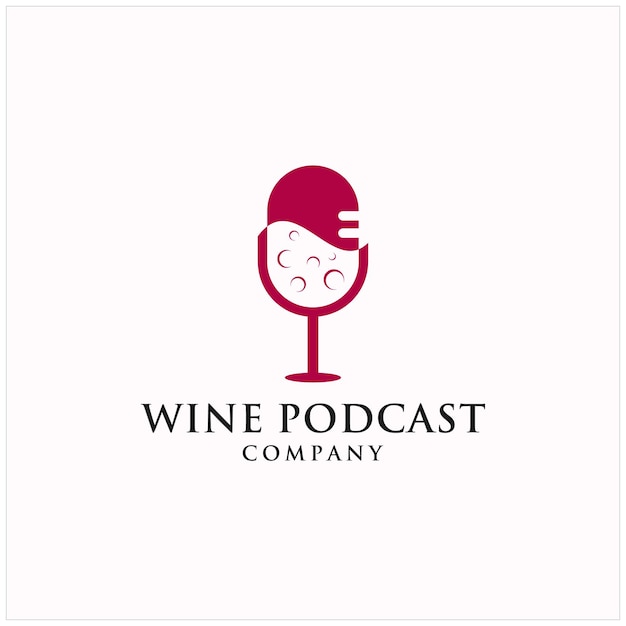 Wine podcast logo