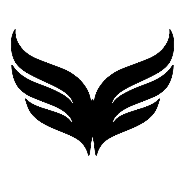 Wing falcon bird Logo Template vector