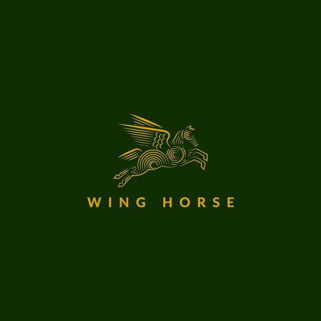 wing horse logo 