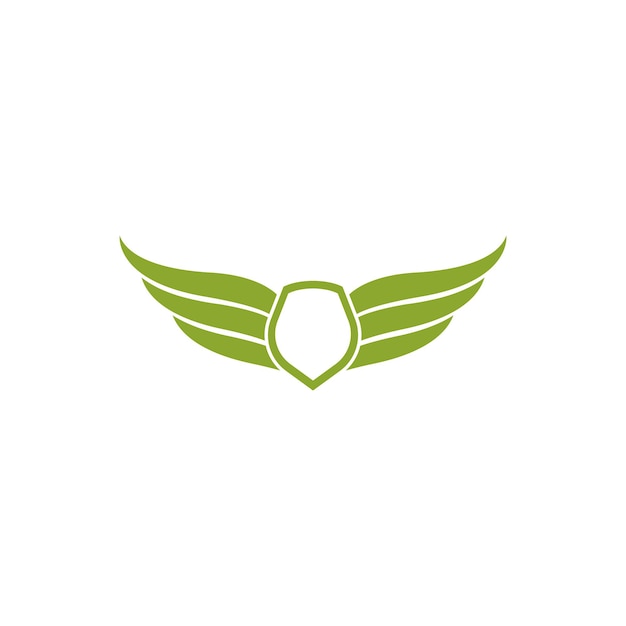 Wing logo template vector icon illustration