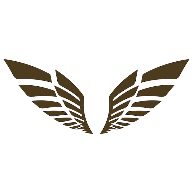 Wings illustration design icon logo