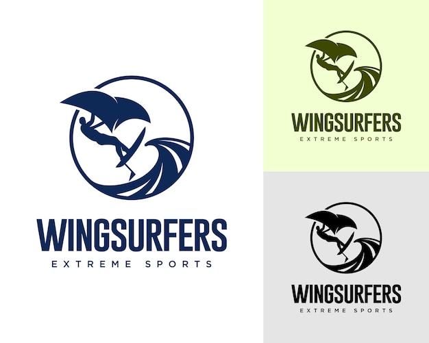 wingsurf water sports logo