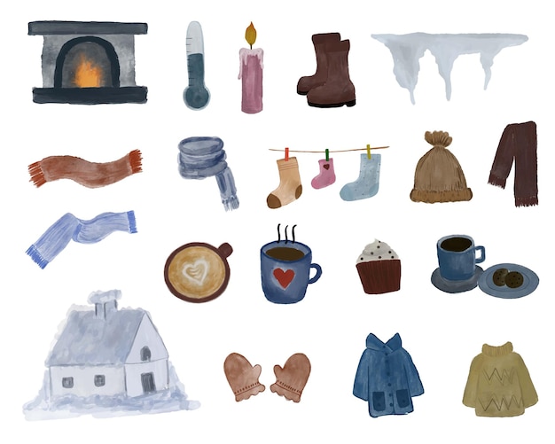 winter clipart collection