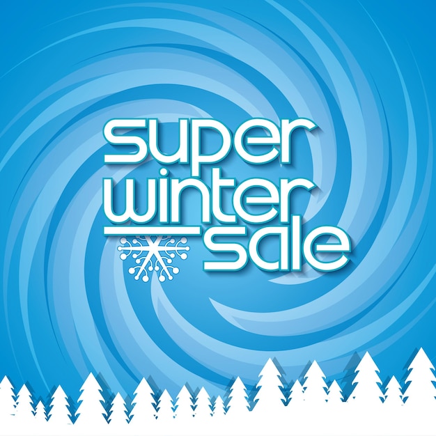 Vector winter creative business promotional vector