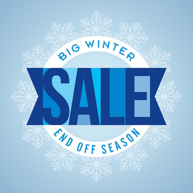 Vector winter creative business promotional vector