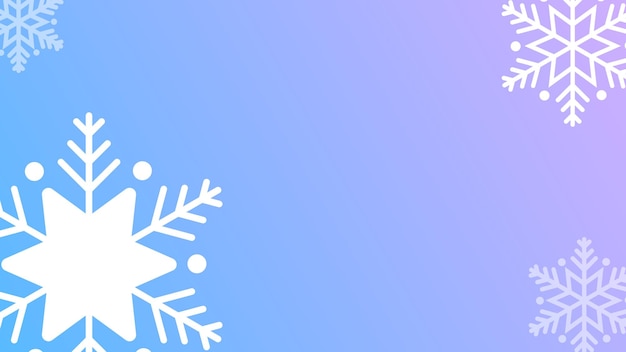 The winter holiday snowflake greeting card on blue background illustration perfect for wallpaper backdrop postcard banner