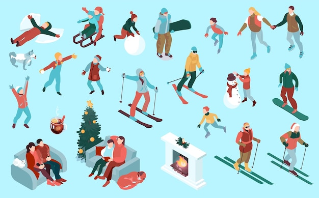 Winter Holidays Icon Set