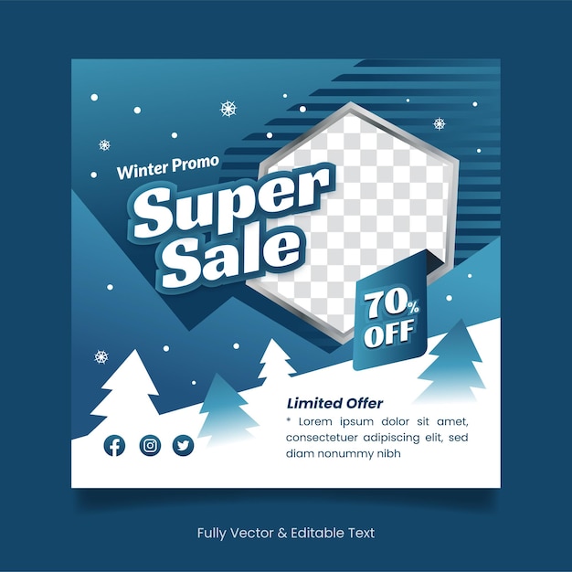 Winter Sale Template