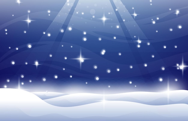 Winter Snow Background