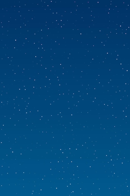 Winter snowed night sky background