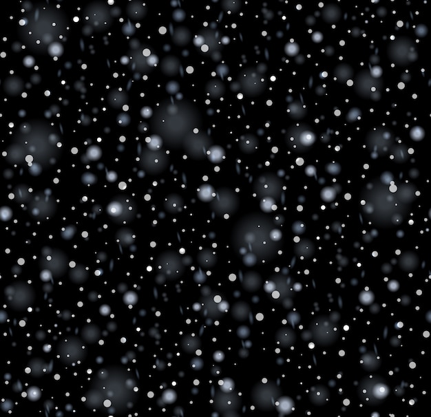 winter snowfall effect illustration