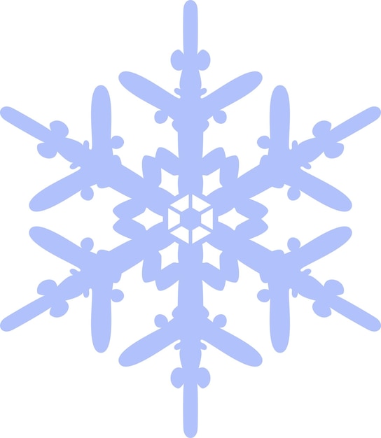 Vector winter snowflake icon