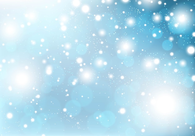 winter snowing christmas background